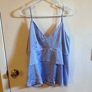 Banana Republic Sky Blue Layered Camisole